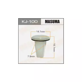 Клипса автомобильная (автокрепеж), 1 шт., Masuma KJ-100