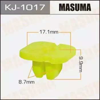 Клипса автомобильная (автокрепеж), 1 шт., Masuma KJ-1017
