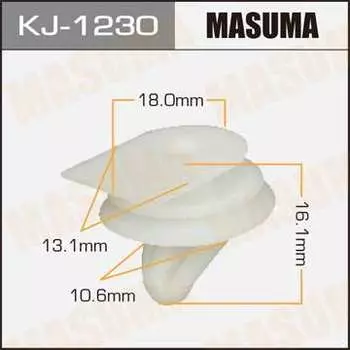 Клипса автомобильная (автокрепеж), 1 шт., Masuma KJ-1230