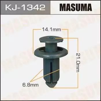 Клипса автомобильная (автокрепеж), 1 шт. Masuma KJ-1342