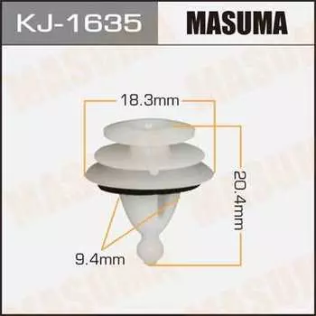 Клипса автомобильная (автокрепеж), 1 шт. Masuma KJ-1635