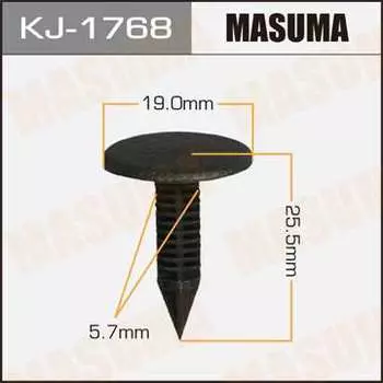 Клипса автомобильная (автокрепеж), 1 шт. Masuma KJ-1768