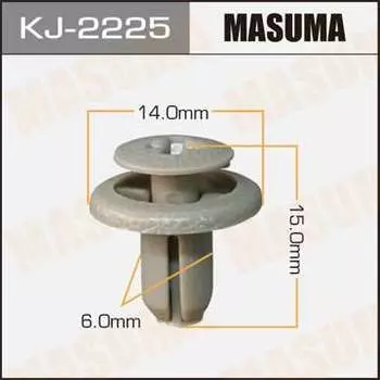 Клипса автомобильная (автокрепеж), 1 шт., Masuma KJ-2225