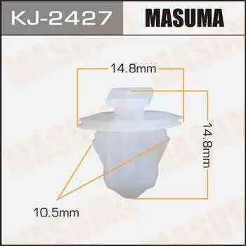 Клипса автомобильная (автокрепеж), 1 шт., Masuma KJ-2427