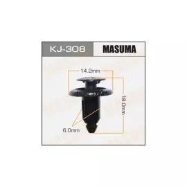 Клипса автомобильная (автокрепеж), 1 шт., Masuma KJ-308