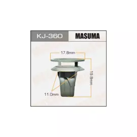 Клипса автомобильная (автокрепеж), уп. 50 шт. Masuma KJ-360