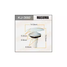Клипса автомобильная (автокрепеж), 1 шт., Masuma KJ-392