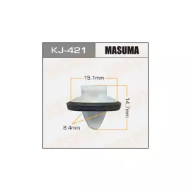 Клипса автомобильная (автокрепеж), 1 шт., Masuma KJ-421