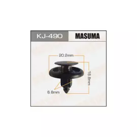 Клипса автомобильная (автокрепеж), 1 шт., Masuma KJ-490