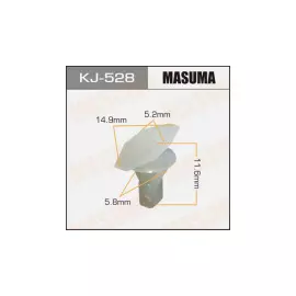 Клипса автомобильная (автокрепеж), 1 шт., Masuma KJ-528