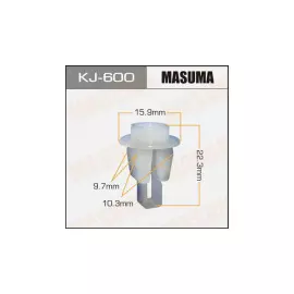 Клипса автомобильная (автокрепеж), 1 шт., Masuma KJ-600