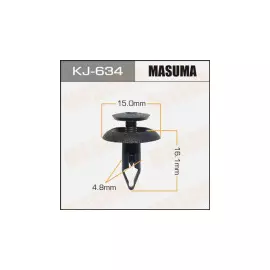 Клипса автомобильная (автокрепеж), 1 шт., Masuma KJ-634