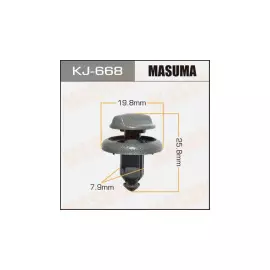 Клипса автомобильная (автокрепеж), 1 шт. Masuma KJ-668