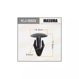 Клипса автомобильная (автокрепеж), 1 шт. Masuma KJ-669