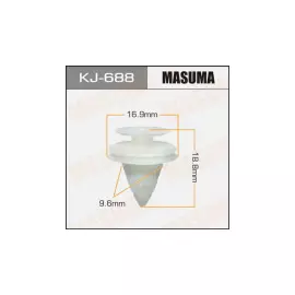 Клипса автомобильная (автокрепеж), 1 шт., Masuma KJ-688