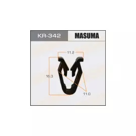 Клипса автомобильная (автокрепеж), уп. 50 шт. Masuma KR-342