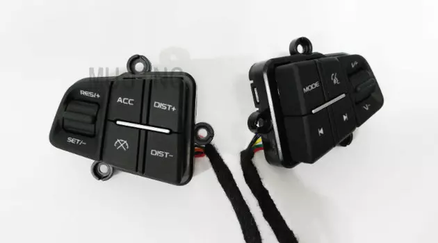 Кнопки управления круиз-контролем и аудио для Geely Emgrand GS (2019, 2020, 2021)