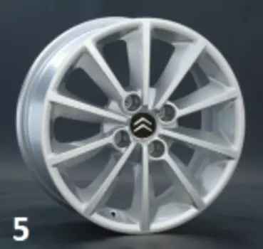 Колесный диск литой REPLICA/REPLAY для Citroen C4 Седан 2013 - 2016