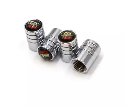 Колпачки на клапан шины (черный) StarOne STAR00149 Audi A3 (3G) 8V рест. 2016-, A5 F5 2016-, A6 (5G) C8 2018-, Q3 (2G) F3 2018-, Q5 2017-