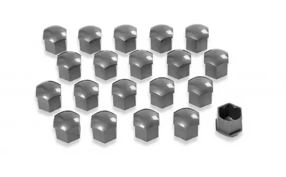 Колпачки на колесные болты (серый глянец) 1Z0071215UZ7 для Skoda Rapid 2020 -