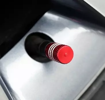 Колпачки на нипель (красные) для Changan CS35 Plus 2019-