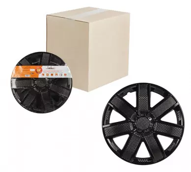 Колпаки колесные Airline Гелакси R13 черный AWCC1317