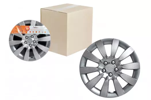 Колпаки колесные Airline Торнадо R13 серебристый AWCC1306