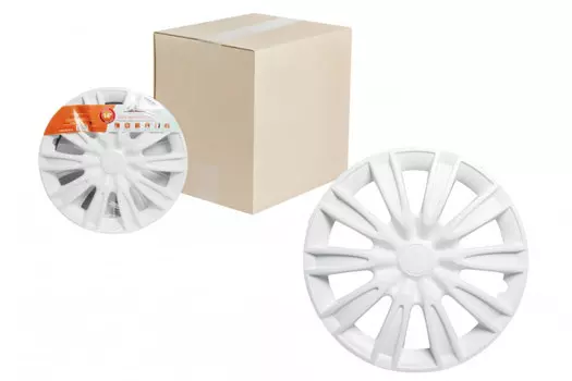 Колпаки колесные Airline Торнадо R15 белый AWCC1508