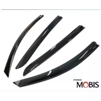 Комплект дефлекторов боковых стекол, 4шт., оригинал для Санта Фе 4 (Hyundai Santa Fe 2018 - 2019)