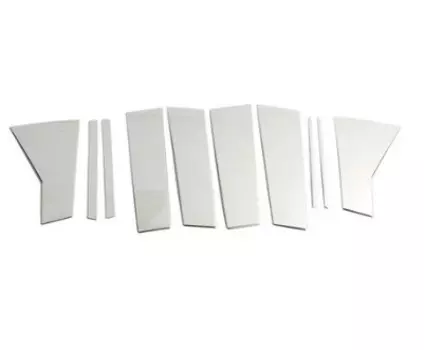 Комплект декоративных накладок на стойки окон (хром) для Geely Atlas 2018 -