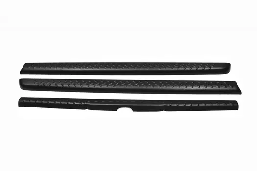 Комплект накладок на боковые борта и задний откидной борт со скотчем 3М