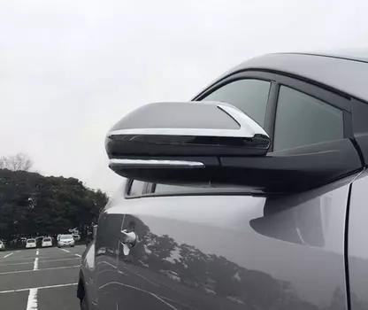Комплект накладок на боковые зеркала (хром) для Toyota C-HR 2018 -