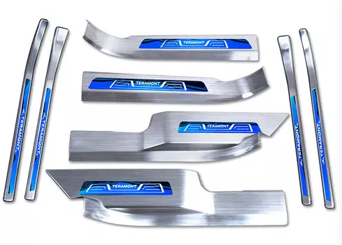 Комплект накладок на дверные пороги для Volkswagen Teramont 2017 -