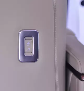 Комплект накладок на кнопки регулировки положением сидений (хром) для Toyota Alphard 2015 -