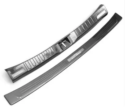 Комплект накладок на порог багажника серые Toyota RAV4 2019-