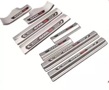 Комплект накладок на порог (хром) Haval H6 2021-