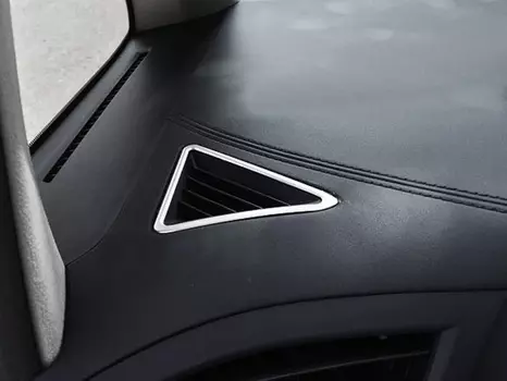 Комплект накладок на салонные воздуховоды (хром) для Toyota Alphard 2015 -