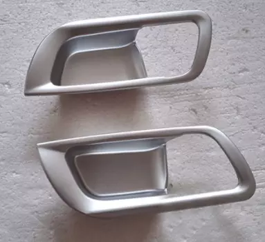 Комплект накладок под дверные ручки в салон (хром) для Toyota Alphard 2015 -