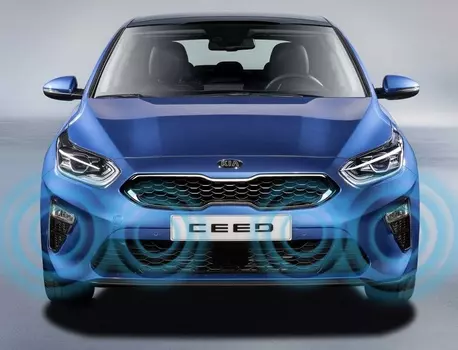 Комплект передних парковочных датчиков KIA ZKCD99C0394F для KIA Ceed 2018 - 2019