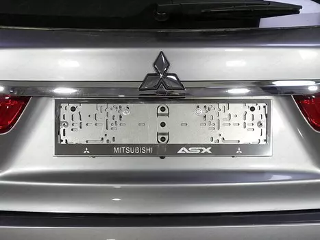 Комплект рамок номерного знака TCC MITASX-01RN для Mitsubishi ASX 2016 -