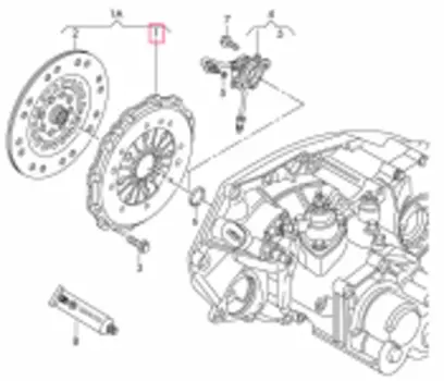Комплект сцепления SACHS 3000950070