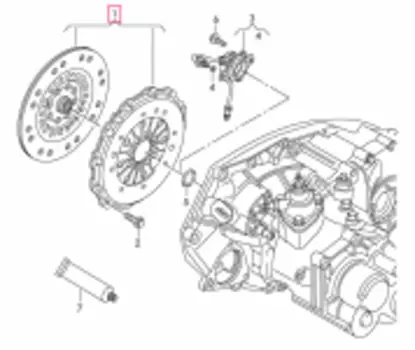Комплект сцепления SACHS 3000950940