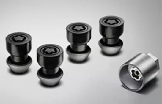 Комплект секретных гаек (черные) Jaguar C2D42935 для Jaguar XF 2015 -