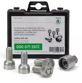 Комплект секреток - болтов Skoda 000071597C Skoda Karoq 2020 (Шкода Карок)