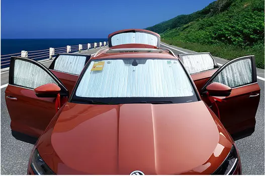 Комплект солнцезащитных шторок Skoda Karoq 2020 (Шкода Карок)