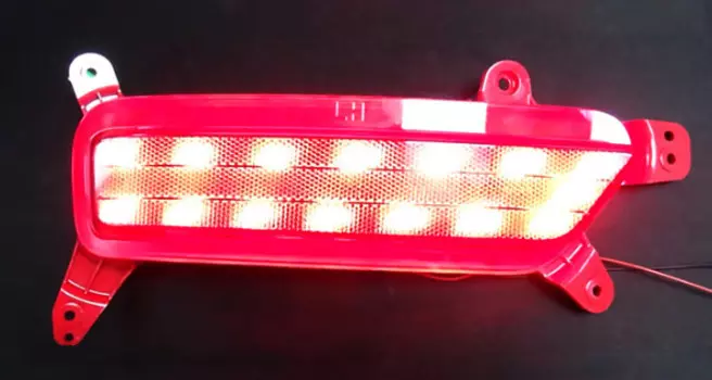 Комплект светодиодных отражателей в задний бампер для KIA Mohave 2017 -