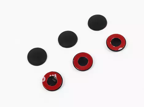 Комплект заглушек на болты для Санта Фе 4 (Hyundai Santa Fe 2018 - 2019)