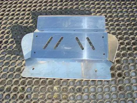 Комплект защит (алюминий) 4мм (радиатор, картер, кпп, рк) Компания ТСС ZKTCC00283K Toyota Hilux 2009 - 2014