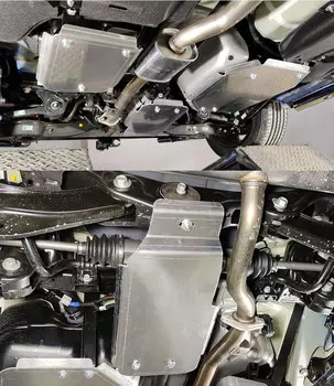 Комплект защит (алюминий, толщина 4 мм.) ТСС КИА Селтос (KIA Seltos) 2020