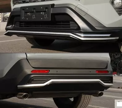 Комплект защиты бамперов Rongfang Toyota RAV4 2019-